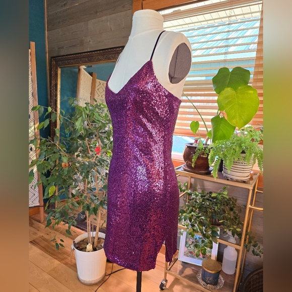 Sequin Cocktail Dress - Picture 2 of 4
